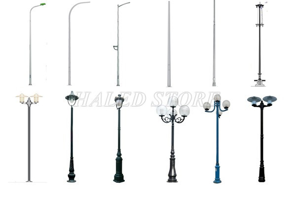 Kiểu dáng cần đèn và bóng đèn lắp 9m