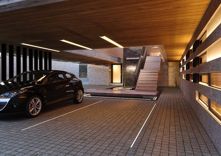 Lắp đặt không giam hầm để xe