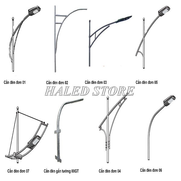 Một số mẫu cần đèn đường