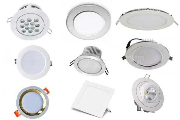 Những mẫu đèn LED âm trần phòng khách