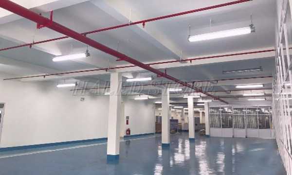 Lắp đèn treo thả trần nhà xưởng