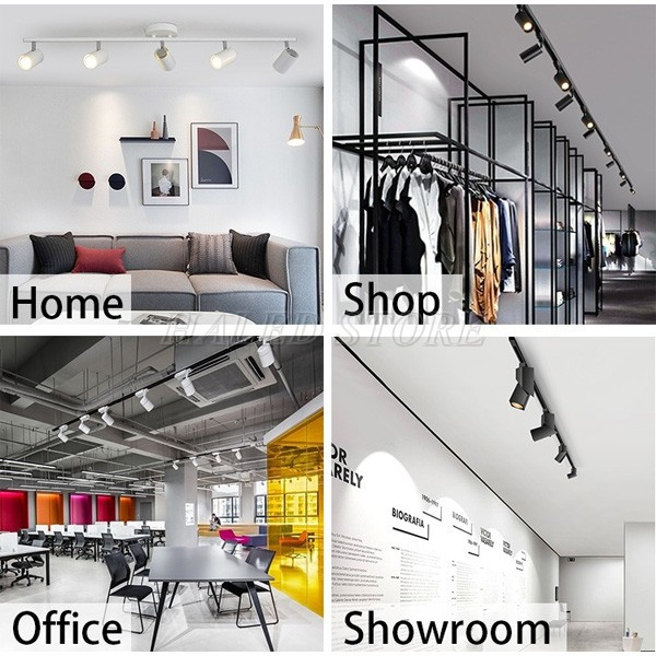 Ứng dụng nổi bật của đèn rọi ray ống bơ 