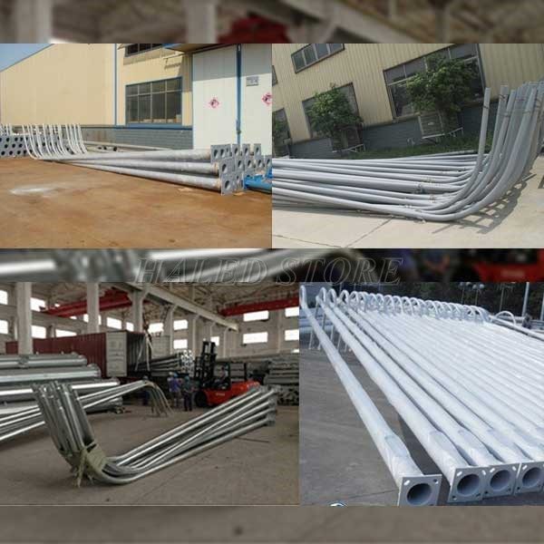 Vỏ cột đèn 9M sửa dụng 100% chất liệu nhôm cao cấp