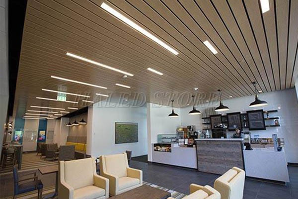 Bóng tuýp LED bán nguyệt 1m2 60w chiếu sáng quán cafe 