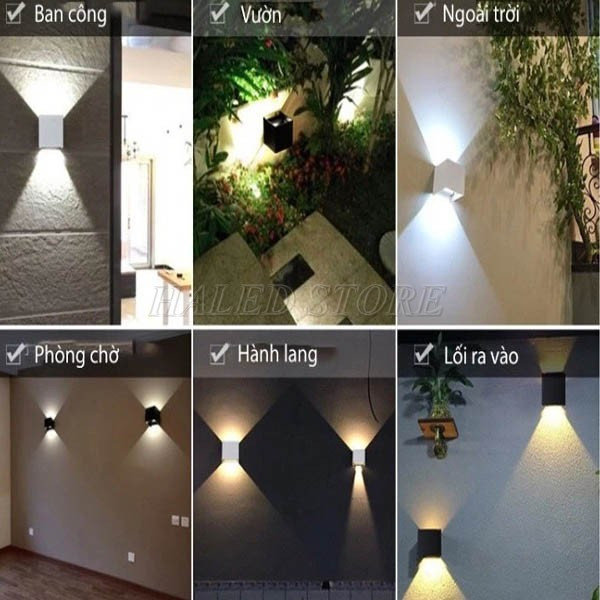 Các ứng dụng của đèn LED rọi tường