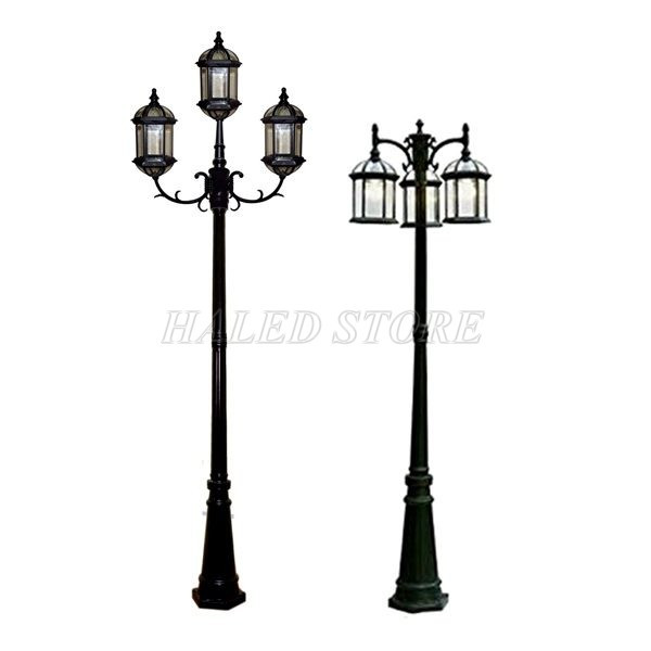 Cột đèn chiếu sáng 3 bóng