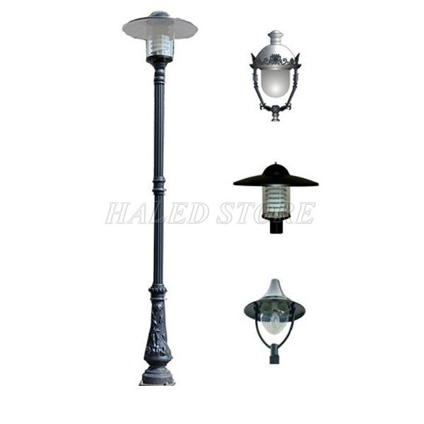 Cột đèn sân vườn bambo