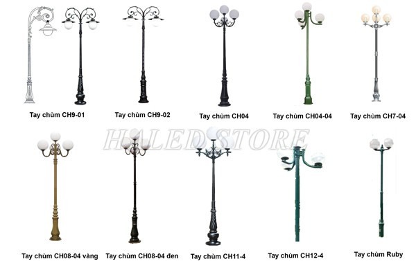 Kiểu dáng cột đèn banian