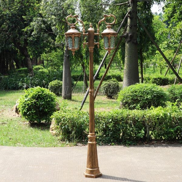 Cột đèn sân vườn chống nước cao cấp 2 bóng