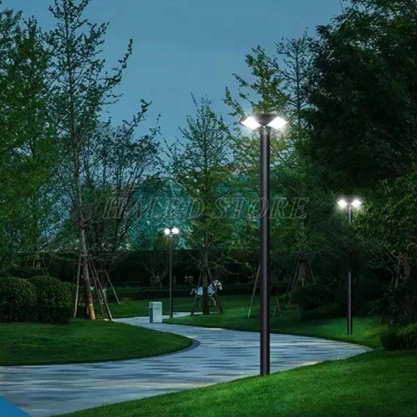 Cột đèn sân vườn trang trí khuôn viên đô thị