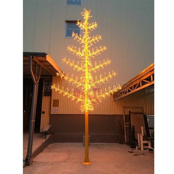 Cột đèn trang trí cây thông noel