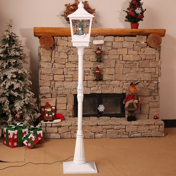 Cột đèn trang trí giáng sinh mona decor