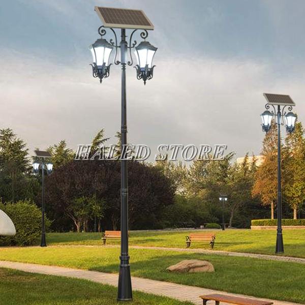 Cột đèn năng lượng mặt trời cảm ứng