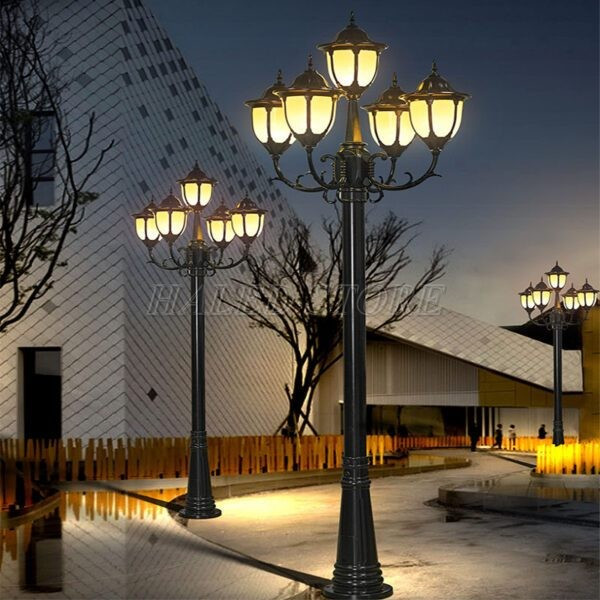 Đèn cột chiếu sáng công viên biệt thự cao cấp