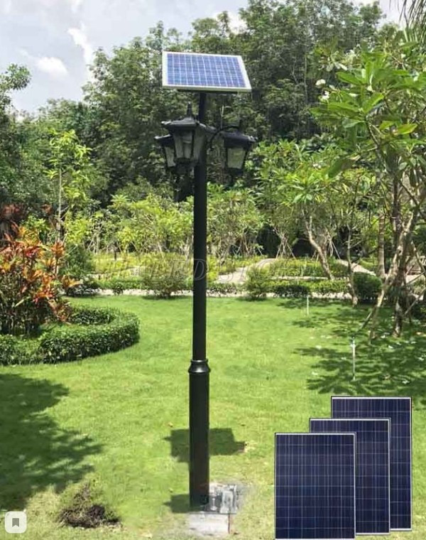 Đèn mặt trời sân vườn