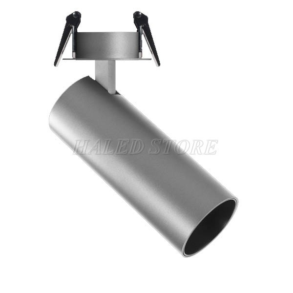 Đèn ray rọi tranh màu ghi 