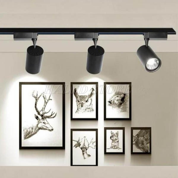 Đèn rọi ray nam châm 10W chiếu rọi triển lãm tranh cao cấp