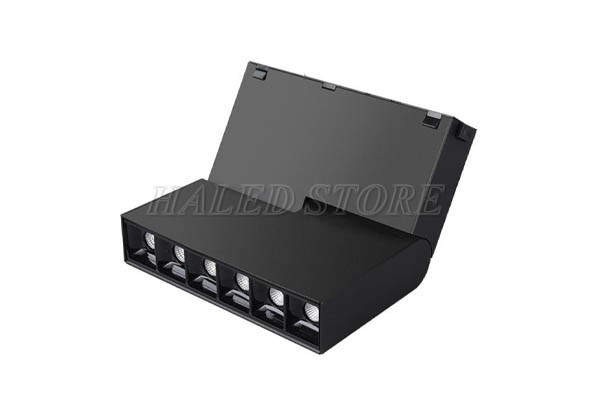 Đèn rọi ray nam châm gập 6w 