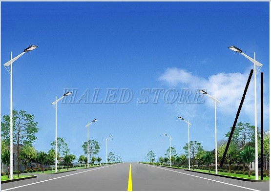 Khoảng cách lắp đèn đường