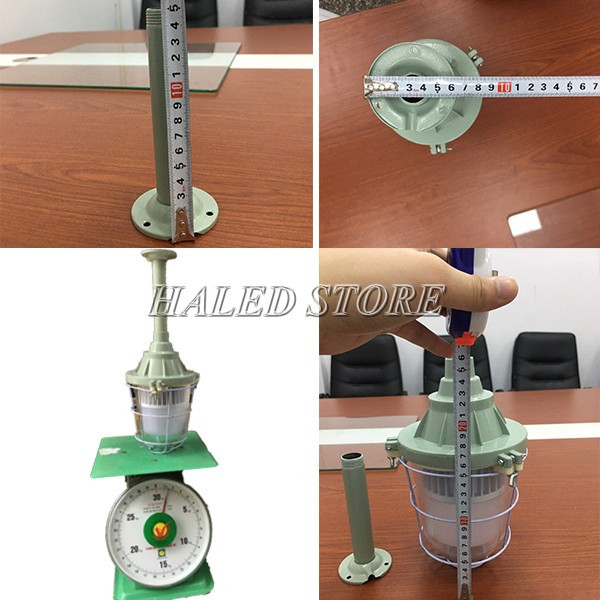 Kích thước đèn LED bulb lắp trạm xăng