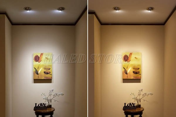 Lưu ý chọn màu sắc ánh sáng đèn rọi đơn 