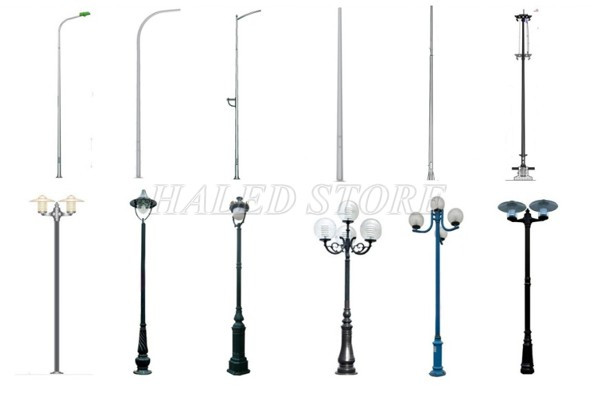 Hình ảnh các mẫu cột đèn
