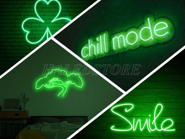 ung-dung-den-led-day-neon-mau-xanh-la