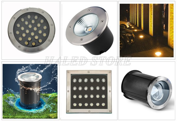 Thiết kế kiểu dáng đèn âm đất 24w