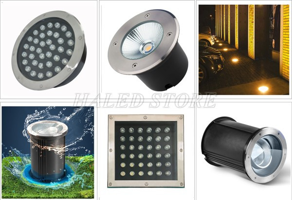 Thiết kế kiểu dáng đèn âm đất 36w
