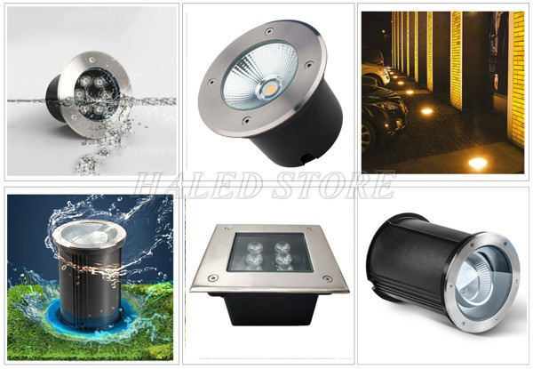 Kiểu dáng đèn âm đất 6w