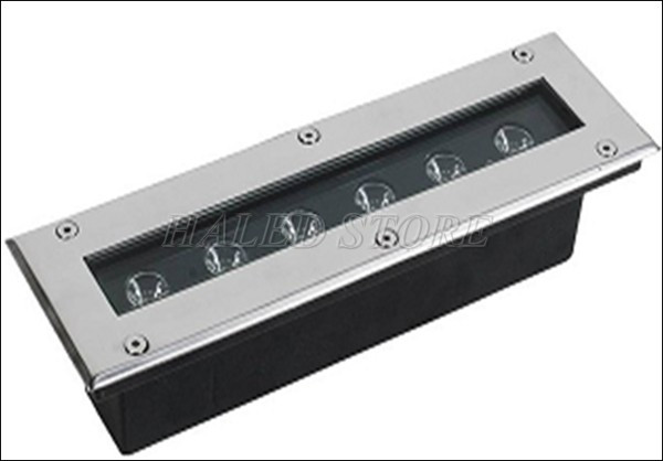 Kiểu dáng đèn âm đất hình chữ nhật