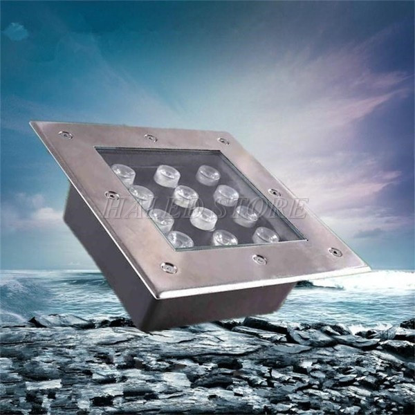 Đèn âm sàn vuông