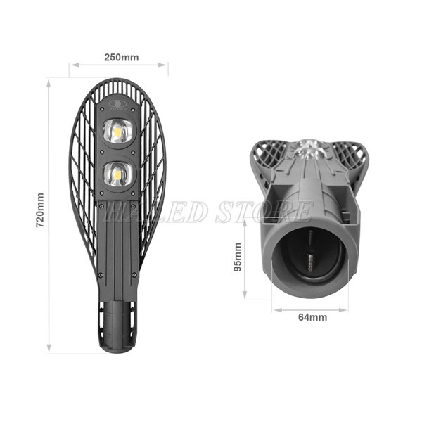 Thiết kế kiểu dáng đèn đường 80w HLDAS8-80