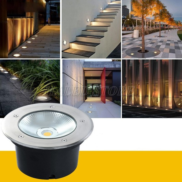 Đèn âm đất bậc cầu thang