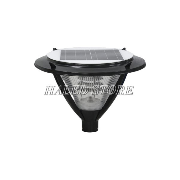 Tấm pin được thiết kế liền trên mặt đèn