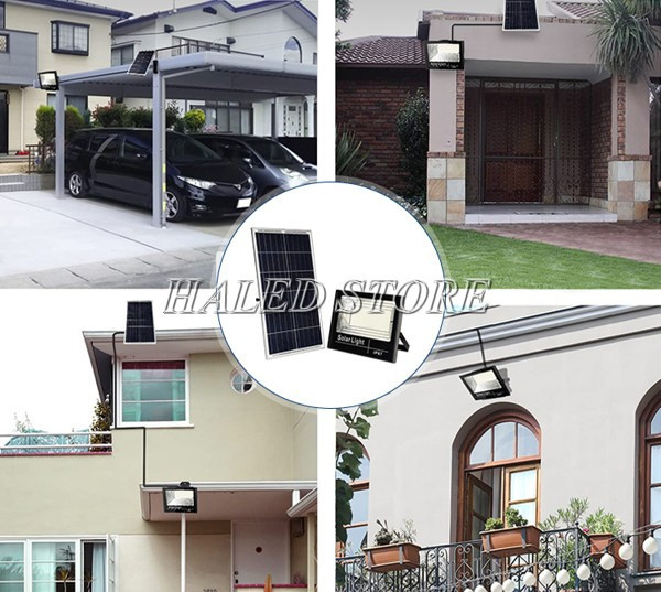 Vị trí lắp đèn năng lượng mặt trời ngoài sân 