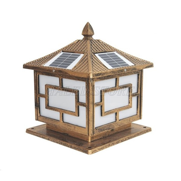 Đèn trụ cổng 5w năng lượng mặt trời 