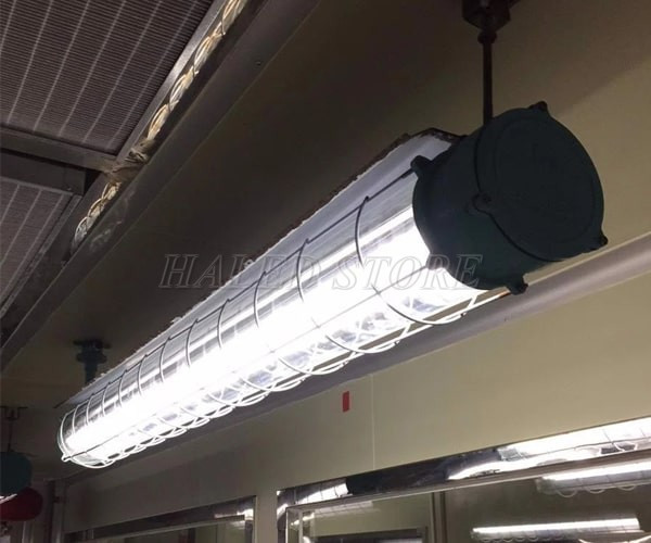 Lắp đèn tuýp chống nổ đơn giản