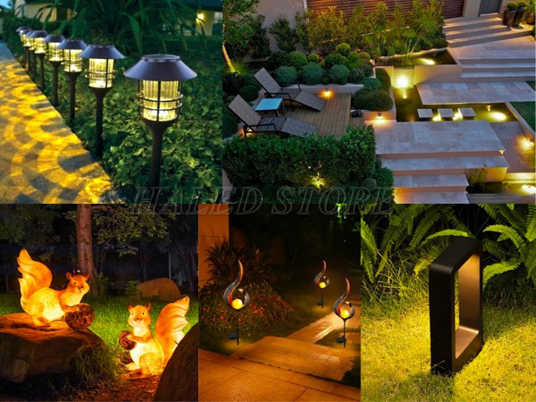 mot-so-mau-den-trang-tri-san-vuon