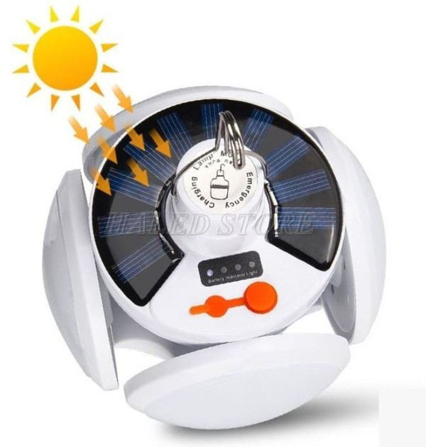 Tấm pin đèn năng lượng mặt trời 4 cánh 