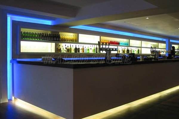 cChiếu sáng hắt trần thạch cao quầy bar