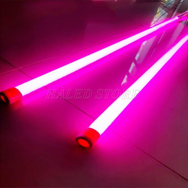 Đèn tuýp LED màu hồng 1m2 18w