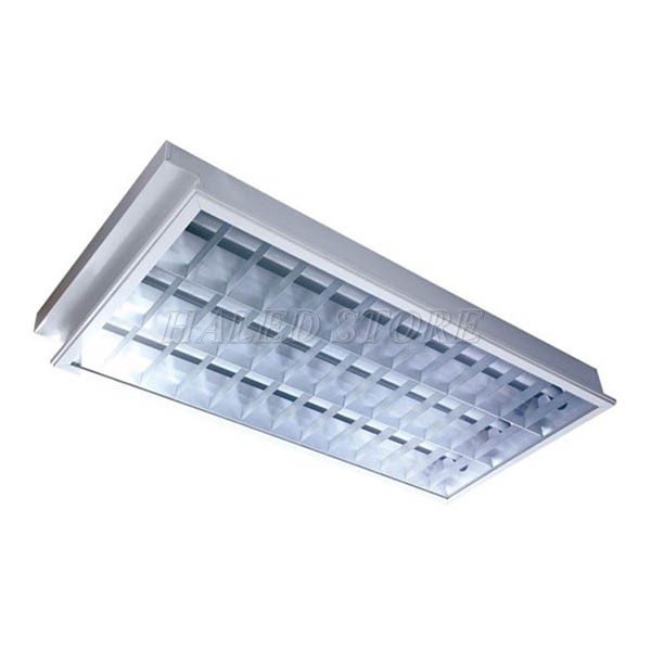 Máng đèn LED 1m2 3 bóng âm trần phản quang 