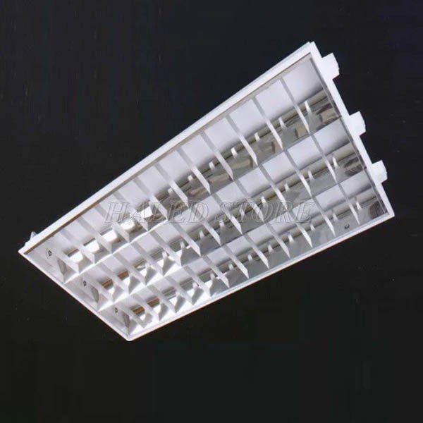 Máng đèn tuýp LED 3 bóng xương cá chóa phản quang 1m2 