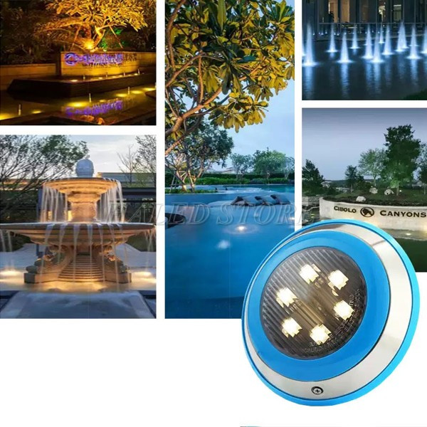 Hình ảnh đèn hồ bơi 6w