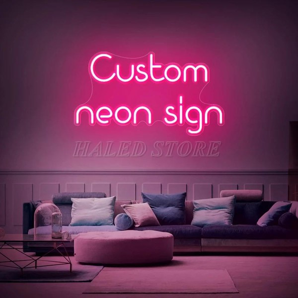 Đèn LED neon sign 12V uốn chữ sáng tạo