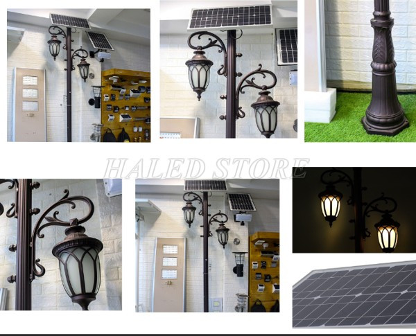 Kiểu đáng đèn trụ sân vườn nlmt 02