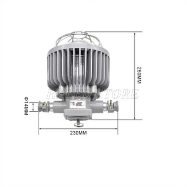 Xung quanh đèn là bộ phận tản nhiệt, giải phóng nhiệt cực nhanh