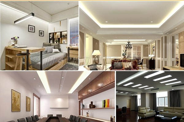 Ứng dụng đèn tuýp LED hộp vuông 