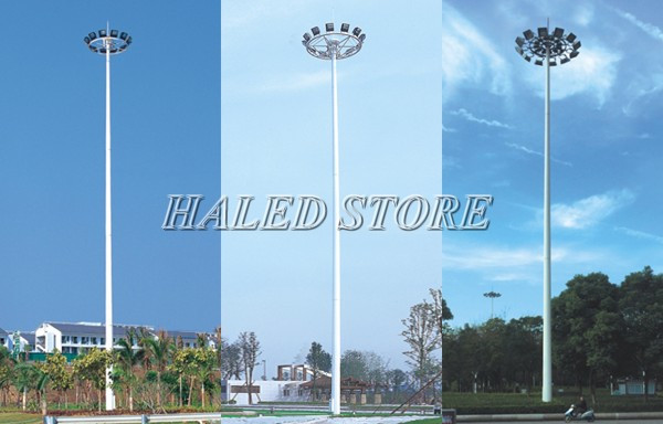 Hình ảnh cột đèn nâng hạ